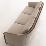 Canapés 150 - Paris - Luxury furniture Canapés 150-Paris with bronzed brass accents - Pacific Compagnie.