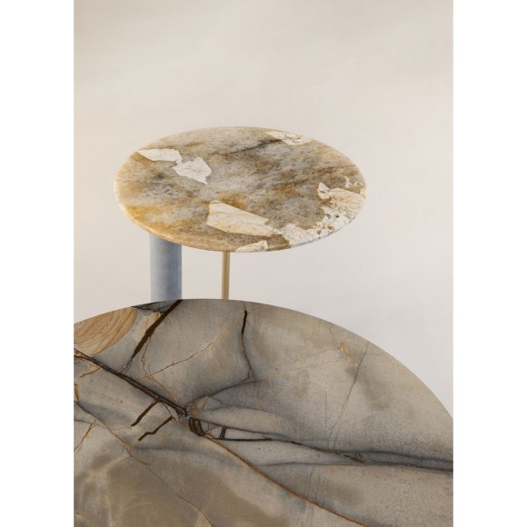 Tables basses 150 - Opale - Table basse de décors intérieurs en Decoro, haute de 39 cm - Pacific Compagnie.