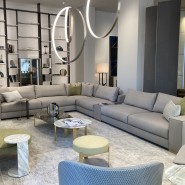 Canapés 150 - Nautilus - Luxury sofa with brushed brass finish, 2 or 3 seats available - Pacific Compagnie.