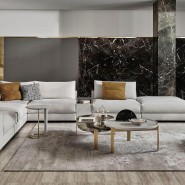 Canapés 150 - Nautilus - Canapés 150- Nautilus, luxurious design, brushed brass, 2 seats available - Pacific Compagnie.