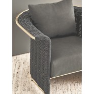 Fauteuils 150 - Marina In - Fauteuil en métal avec coussin en tissu - Pacific Compagnie.