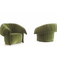 Fauteuils 150 - Manta - Fauteuil de luxe en laiton bronzé de haute qualité - Pacific Compagnie.