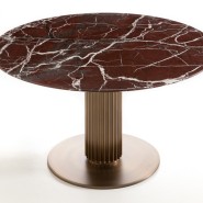 Tables 150 - Liberty Lounge Bistrot - High-end dining table with 105 diameter and 65 height - Pacific Compagnie.