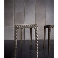Console 150 - Lauren - Chrome console table with sleek design - Pacific Compagnie.