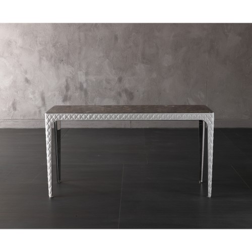 Console 150 - Lauren - Small console table with bronzed beass or chrome options - Pacific Compagnie.