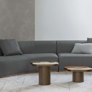 Tables basses 150 - Landmark - Sophisticated Low Table with 60,5X50,5XH29 Dimensions - Pacific Compagnie.