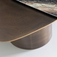 Tables basses 150 - Incanto - Table basse design avec finition bronze - Pacific Compagnie.