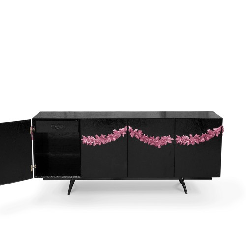 Buffet 145 - Majestic - Buffet design en bois et verre pour salle à manger - Pacific Compagnie.