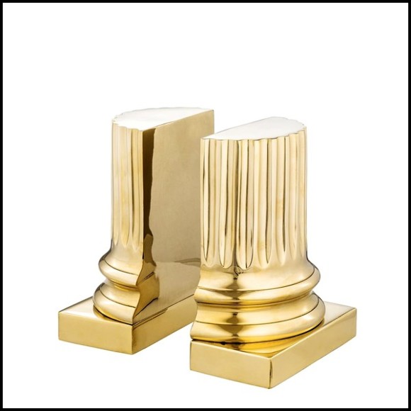 Serre - Livres 24- Golded | Bookend 24- Golded - Elegant Bookend - Pacific Compagnie.