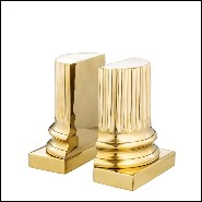 Serre - Livres 24- Golded | Bookend 24- Golded - Elegant Bookend - Pacific Compagnie.