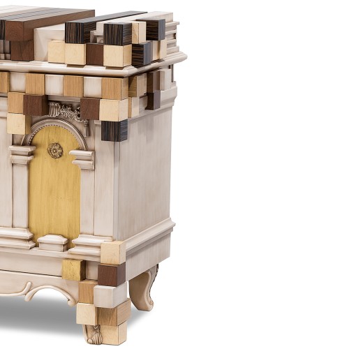 Buffet 145 - Piccadilly - Wood and glass combination Buffet 145-Piccadilly - Pacific Compagnie.