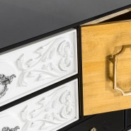 Buffet 145 - Soho - Buffet contemporain en multicolore et bois - Pacific Compagnie.