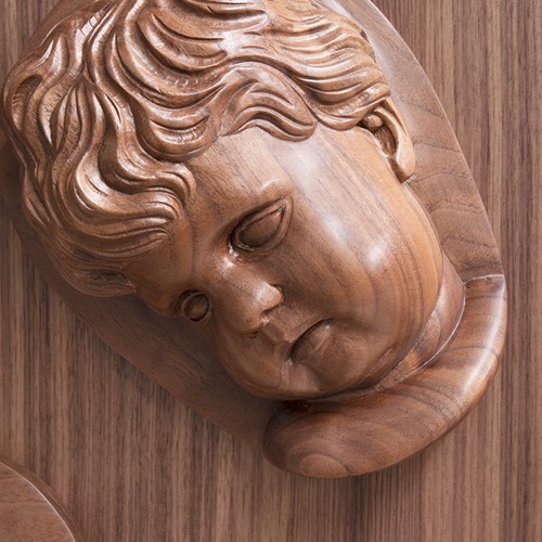 Buffet 145 - Voltaire - Meuble de rangement en bois avec finition noyer - Pacific Compagnie.