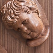 Buffet 145 - Voltaire - Meuble de rangement en bois avec finition noyer - Pacific Compagnie.