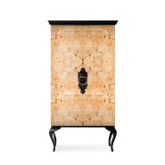 Cabinet 145 - Guggenheim - Bar de luxe cabinet made from premium wood and glass materials - Pacific Compagnie.