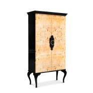 Cabinet 145 - Guggenheim - Luxury wooden cabinet featuring a combination of wood and glass - Pacific Compagnie.