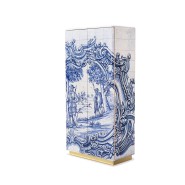 Cabinet 145 - Heritage - Meuble multicolore en verre et métal, design unique - Pacific Compagnie.