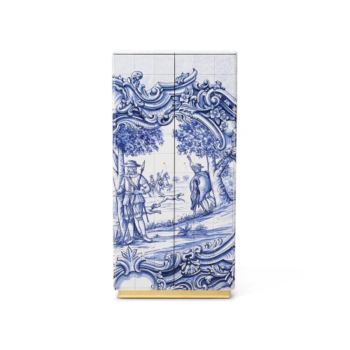 Cabinet 145 - Heritage - Élégant cabinet en multicolore, avec des matériaux de haute qualité - Pacific Compagnie.