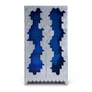 Cabinet 145 - Oporto - Cabinet en bois et laiton avec design contemporain pour intérieur - Pacific Compagnie.