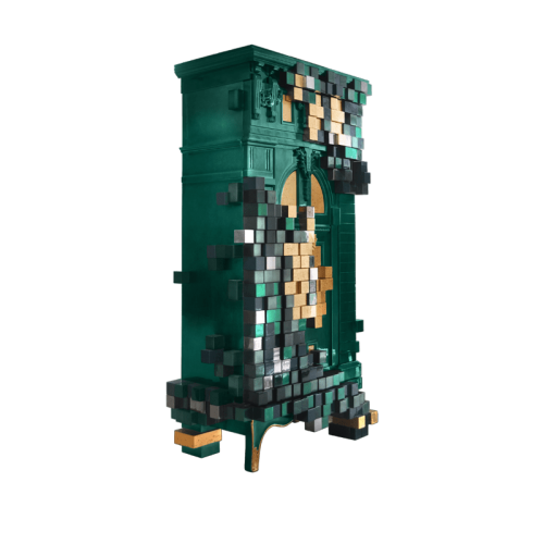 Cabinet 145 - Piccadilly - Sophisticated wooden luxury bar with metal accents - Pacific Compagnie.