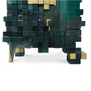 Cabinet 145 - Piccadilly | Cabinet 145-Piccadilly en bois et verre - Pacific Compagnie.