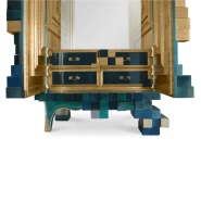 Cabinet 145 - Piccadilly | Cabinet 145-Piccadilly avec façade en métal - Pacific Compagnie.