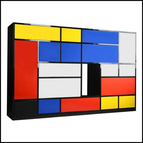 Buffet PC - Le Mondrian - Fonctionnel - Pacific Compagnie.
