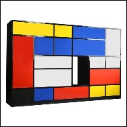 Buffet PC - Le Mondrian - Fonctionnel - Pacific Compagnie.