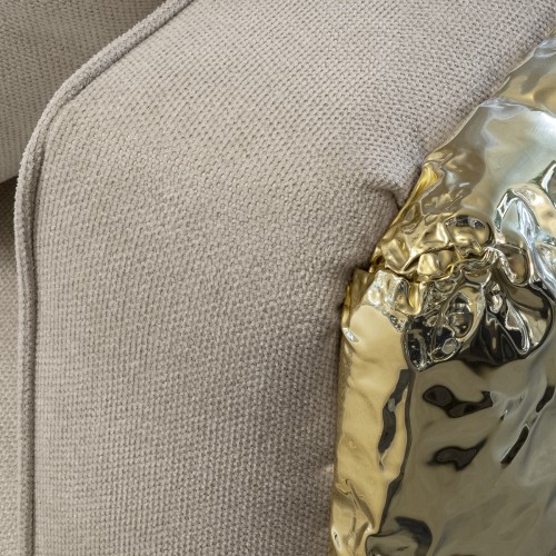 Canapé modulaire 145 - Imperfectio - Luxury cream colored modular sofa with customized size option - Pacific Compagnie.