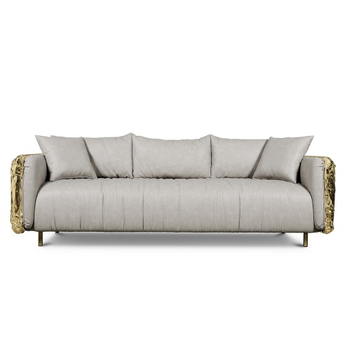 Canapé 145 - Imperfectio - High-end modular sofa with synthetic leather fabric - Pacific Compagnie.