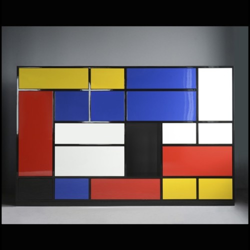 Buffet PC - Le Mondrian - Originale - Pacific Compagnie.