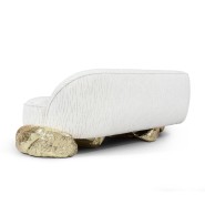 Canapé 145 - Angra - Spacious white sofa, 208cm wide, with comfortable seating for multiple people - Pacific Compagnie.