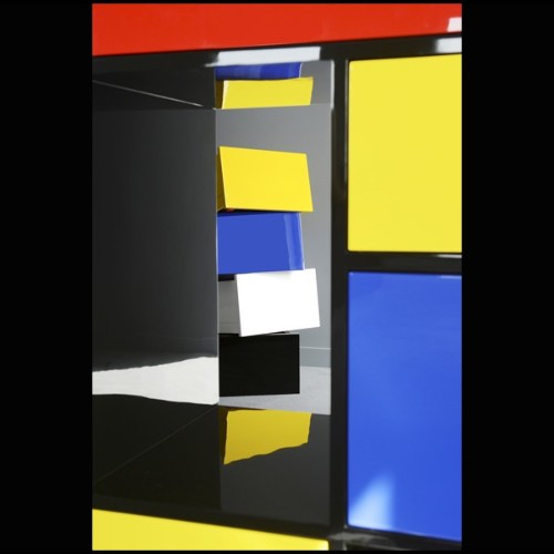 Buffet PC - Le Mondrian - Intérieure - Pacific Compagnie.