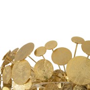 Chandelier 145 - Newton - Sophisticated gold chandelier with unique design elements - Pacific Compagnie.