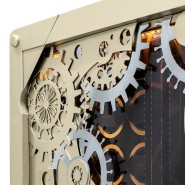 Coffre - fort de luxe 145-Baron Matte Champagne - Matte champagne and gold details on a luxury safe - Pacific Compagnie.