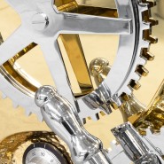 Coffre - fort de luxe 145-Millionaire - Coffre-fort de luxe en laiton poli et acier inoxydable, conception unique - Pacific Comp