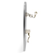 Console 145 - Lumiere - Wooden console with brass details and natural finish - Pacific Compagnie.