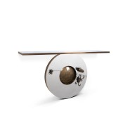 Console 145 - Metamorphosis - Elegant metamorphosis console with intricate brass details - Pacific Compagnie.