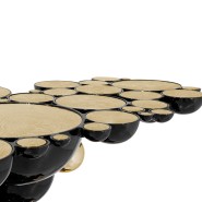 Console 145 - Newton - Elegant console table with natural marble top - Pacific Compagnie.