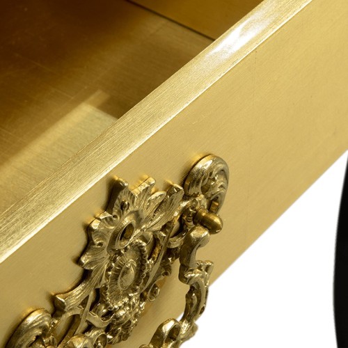 Console 145 - Trinity - Console en palissandre avec un design moderne et des accents en laiton - Pacific Compagnie.