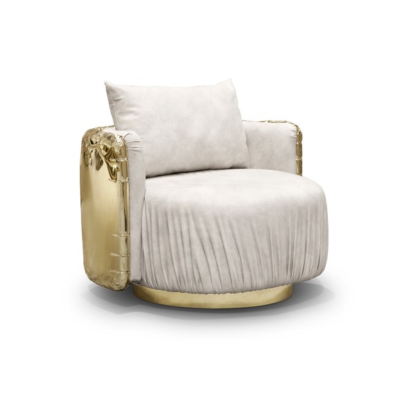 Fauteuil 145 - Imperfectio - Détail du tissu synthétique du fauteuil Imperfectio - Pacific Compagnie.