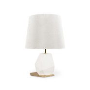Lampe de table 145 - Feel Big - Sophisticated table lamp featuring silver leaf and silk details - Pacific Compagnie.