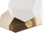 Lampe de table 145 - Feel Big - Luxurious table lamp with stainless steel and fiberglass materials - Pacific Compagnie.