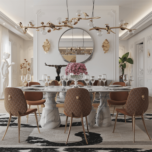 Lampe murale 145 - Newton - Gold wall lamp with black accents - Pacific Compagnie.