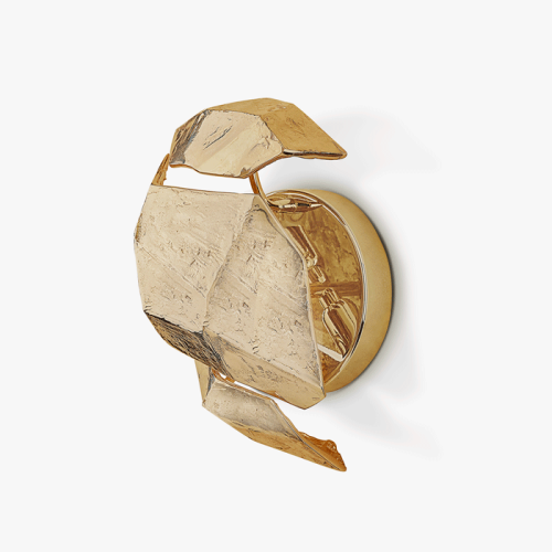 Lampe murale 145 - Supernova - Gold-plated brass wall lamp with G9 bulbs - Pacific Compagnie.