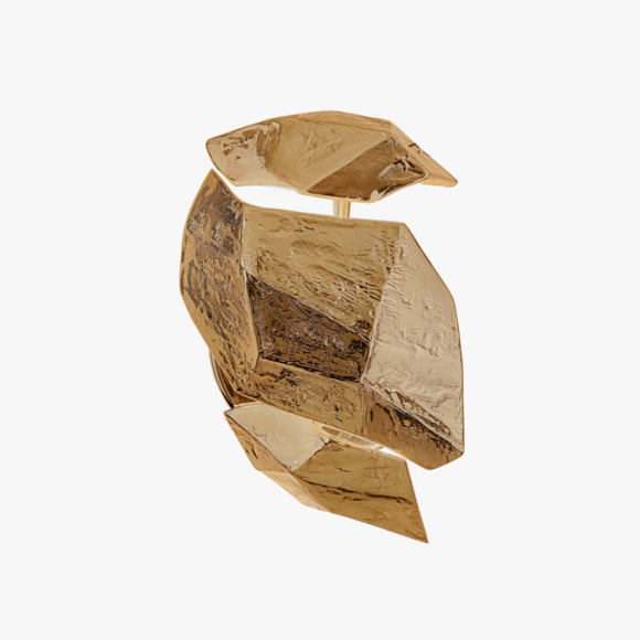 Lampe murale 145 - Supernova - Exquisite gold-plated casted brass wall lamp for elegant interiors - Pacific Compagnie.