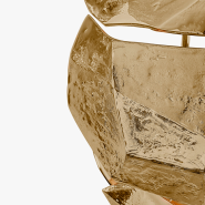 Lampe murale 145 - Supernova - Brass-colored luxury wall light with double G9 bulb fixture - Pacific Compagnie.