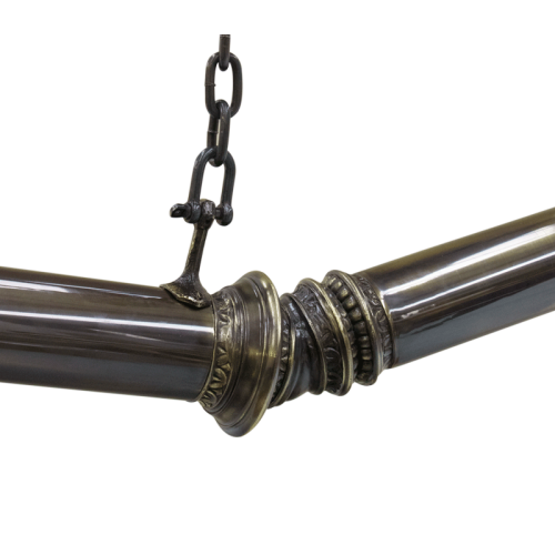 Lampe suspension 145 - Lumiere - Luxury brass lamp with patina finish and two switches - Pacific Compagnie.