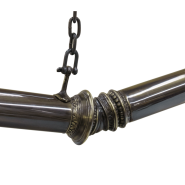 Lampe suspension 145 - Lumiere - Suspension lumineuse en laiton avec deux interrupteurs, design élégant - Pacific Compagnie.