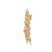 Miroir 145 - Apollo - Miroir rond en or avec finition brillante, hauteur 5 cm - Pacific Compagnie.